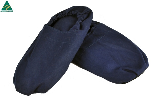 SOLD OUT - NAVY SLIPPERS HEAT/COLD PACK